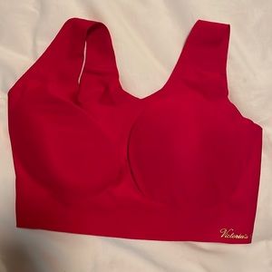 Fire engine, red barely there bra by Victoria secrets